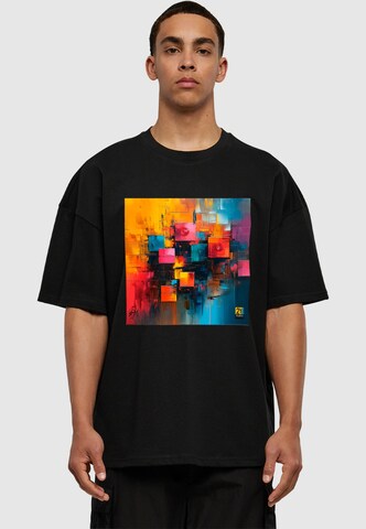 2Y Studios Shirt 'Abstract Art' in Black: front