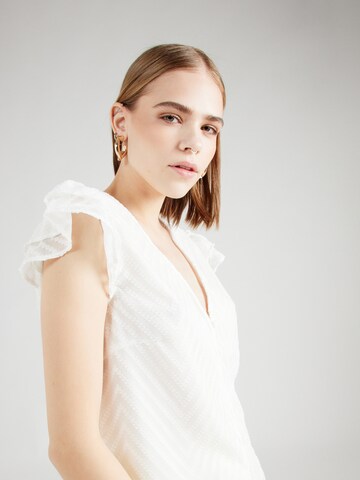 VILA Blus 'VIMICHELLE' i vit