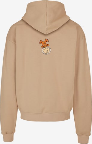 Merchcode Sweatshirt 'Peanuts - Charlie' in Beige