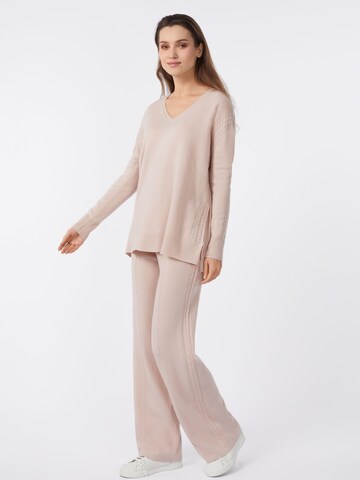 Pull-over 'Braided Elegance' Marc & André en rose