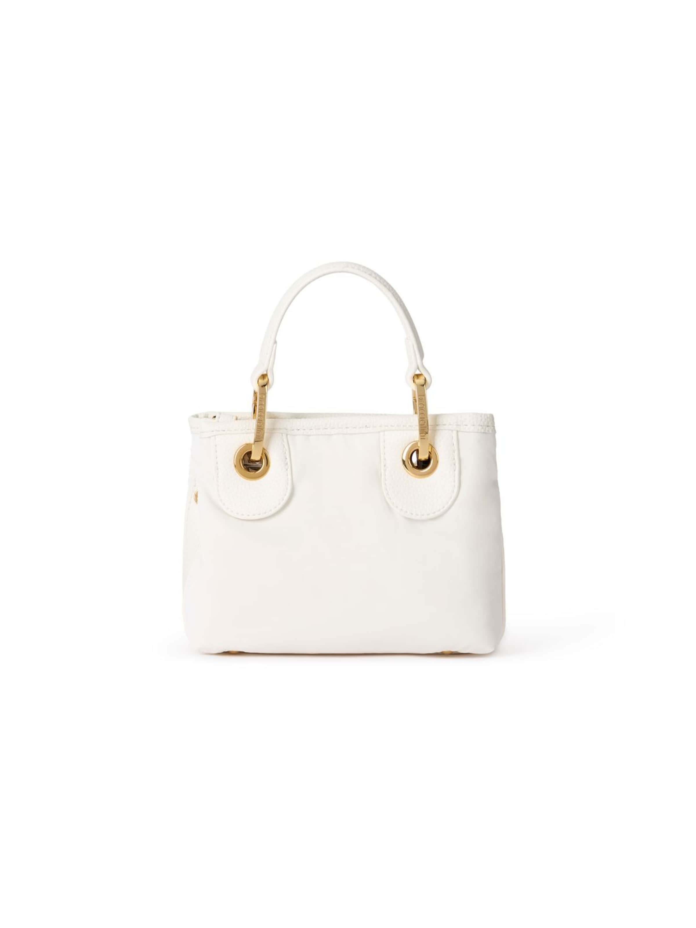 Borsa a mano 'Beth Puffy' di Braccialini in bianco