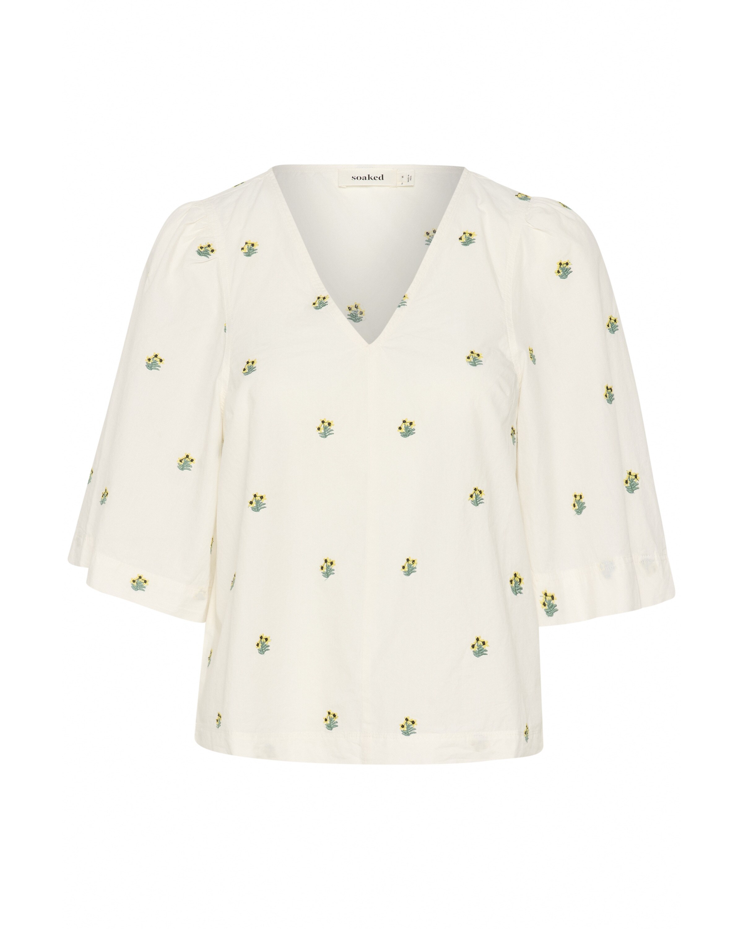 SOAKED IN LUXURY Blouse in White: front