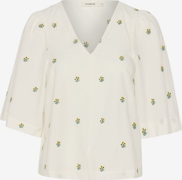 SOAKED IN LUXURY Блузка в Белый: спереди