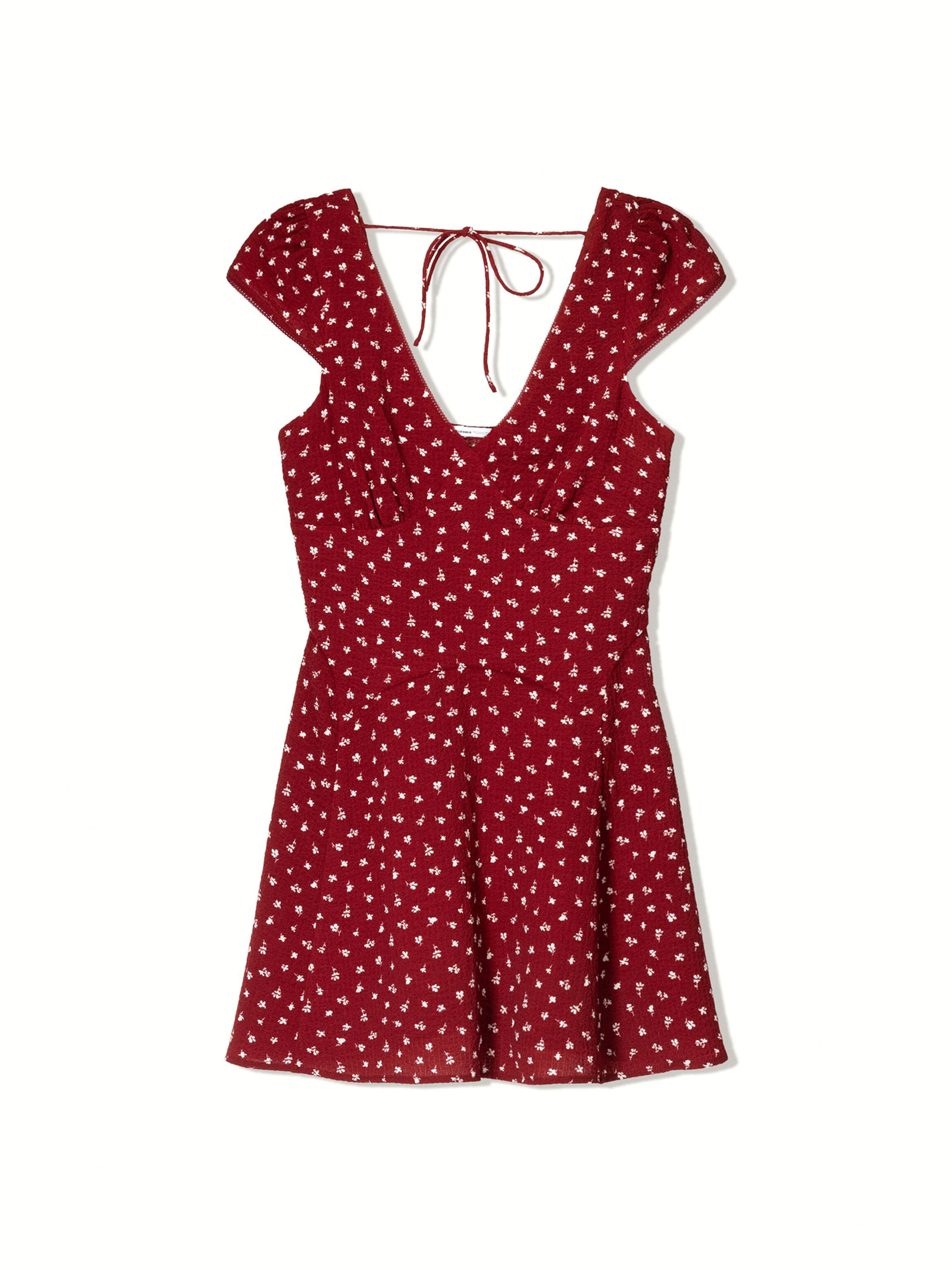 Abito estivo di Bershka in rosso: frontale