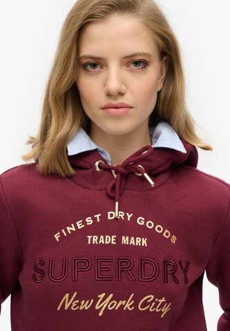 Superdry Sweatshirt in Rot