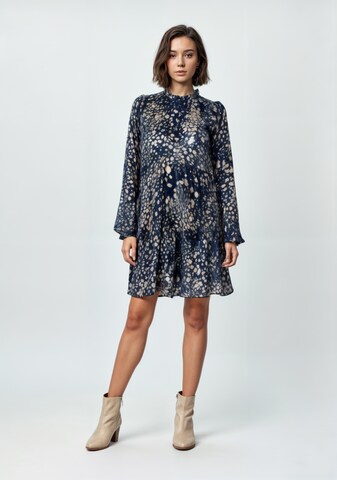 MELROSE Kleid in Blau: Vorderseite