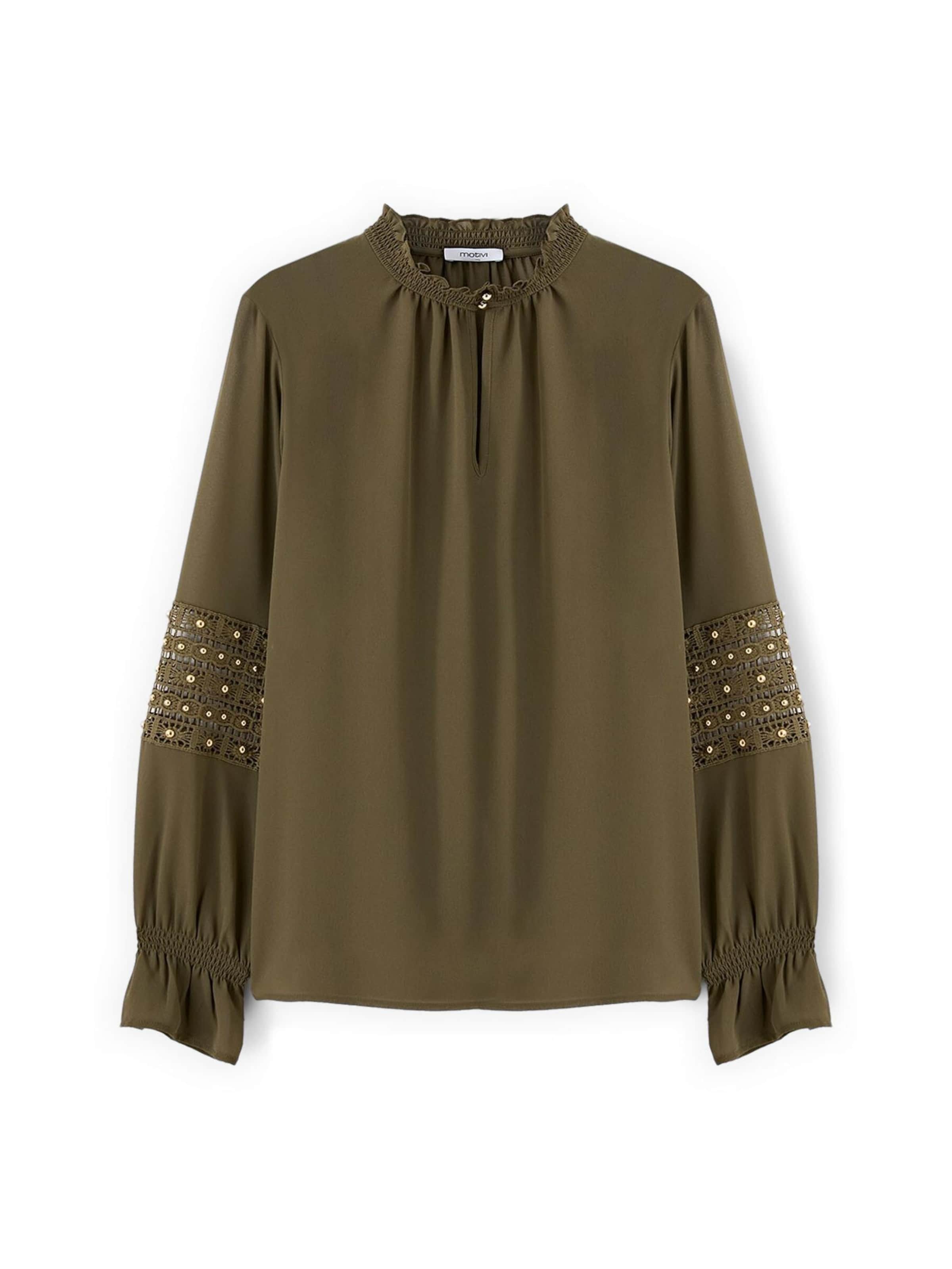 Chemisier MOTIVI en vert : devant