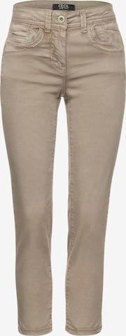 CECIL Pants in Beige: front