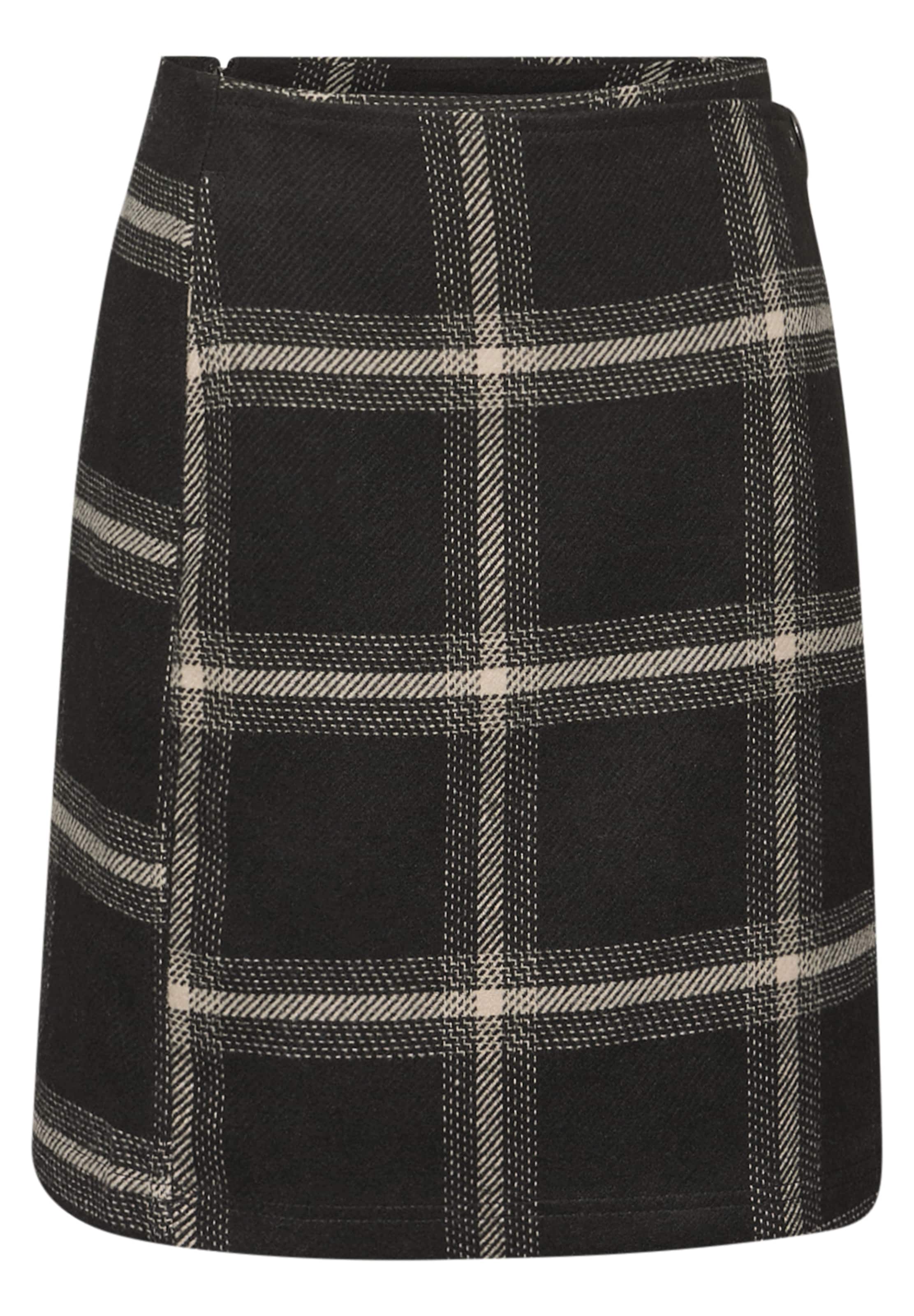 STREET ONE Rock in beigemeliert / schwarz, Produktansicht