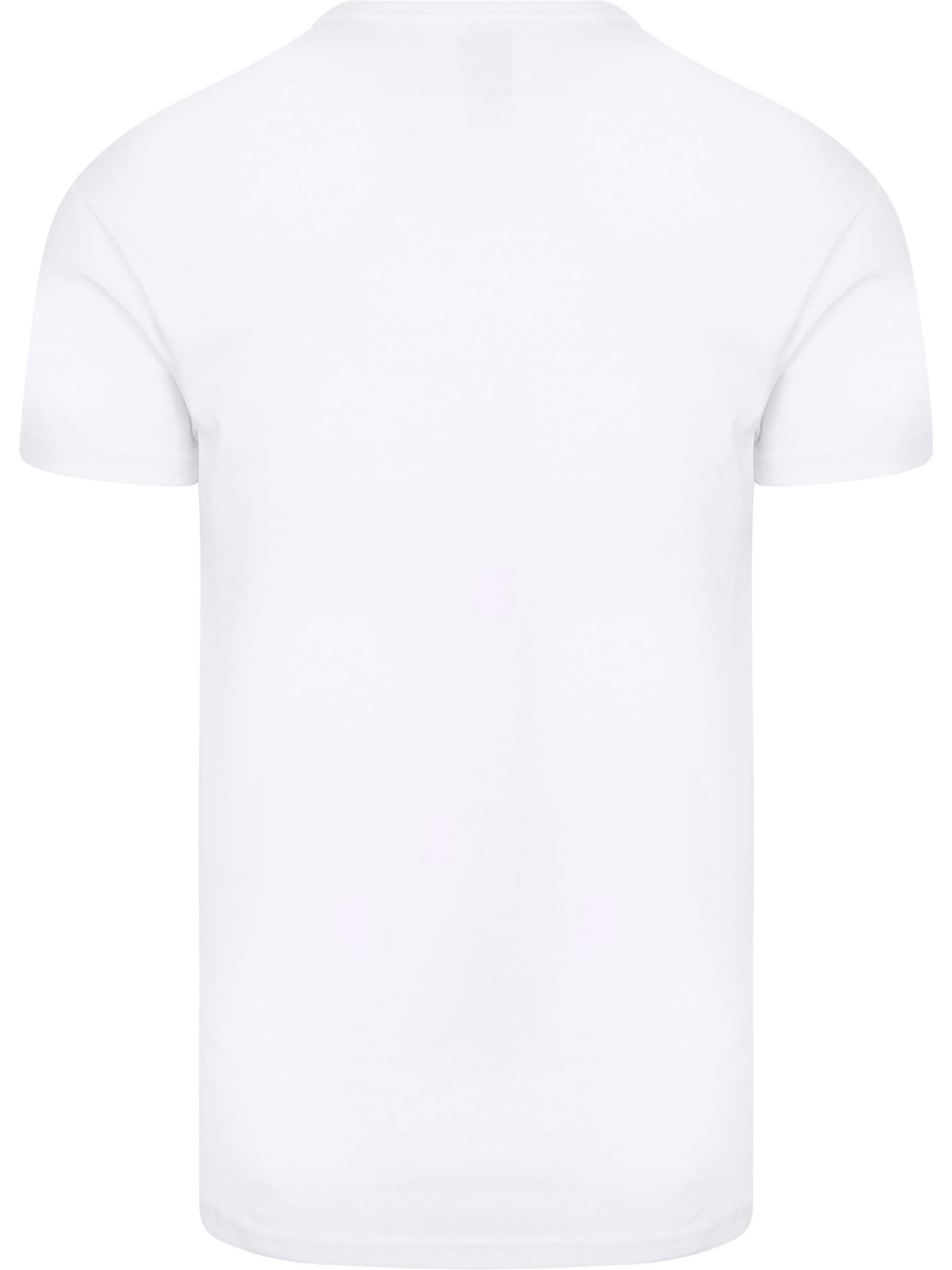 T-Shirt 'Organic' alan red en blanc