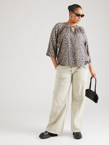 ONLY Carmakoma Blouse 'CARNova' in Brown