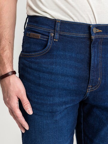 Slimfit Jeans 'Wrangler Texas Slim Night Shade 112350865' di WRANGLER in blu