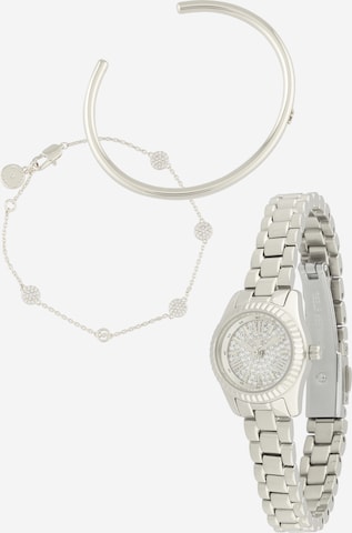 MICHAEL Michael Kors Analoginen kello 'LEXINGTON' värissä hopea: etupuoli