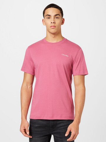 Calvin Klein Shirt in Roze: voorkant