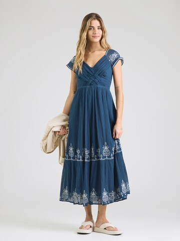 Robe 'GLAMOUR' Derhy en bleu : devant