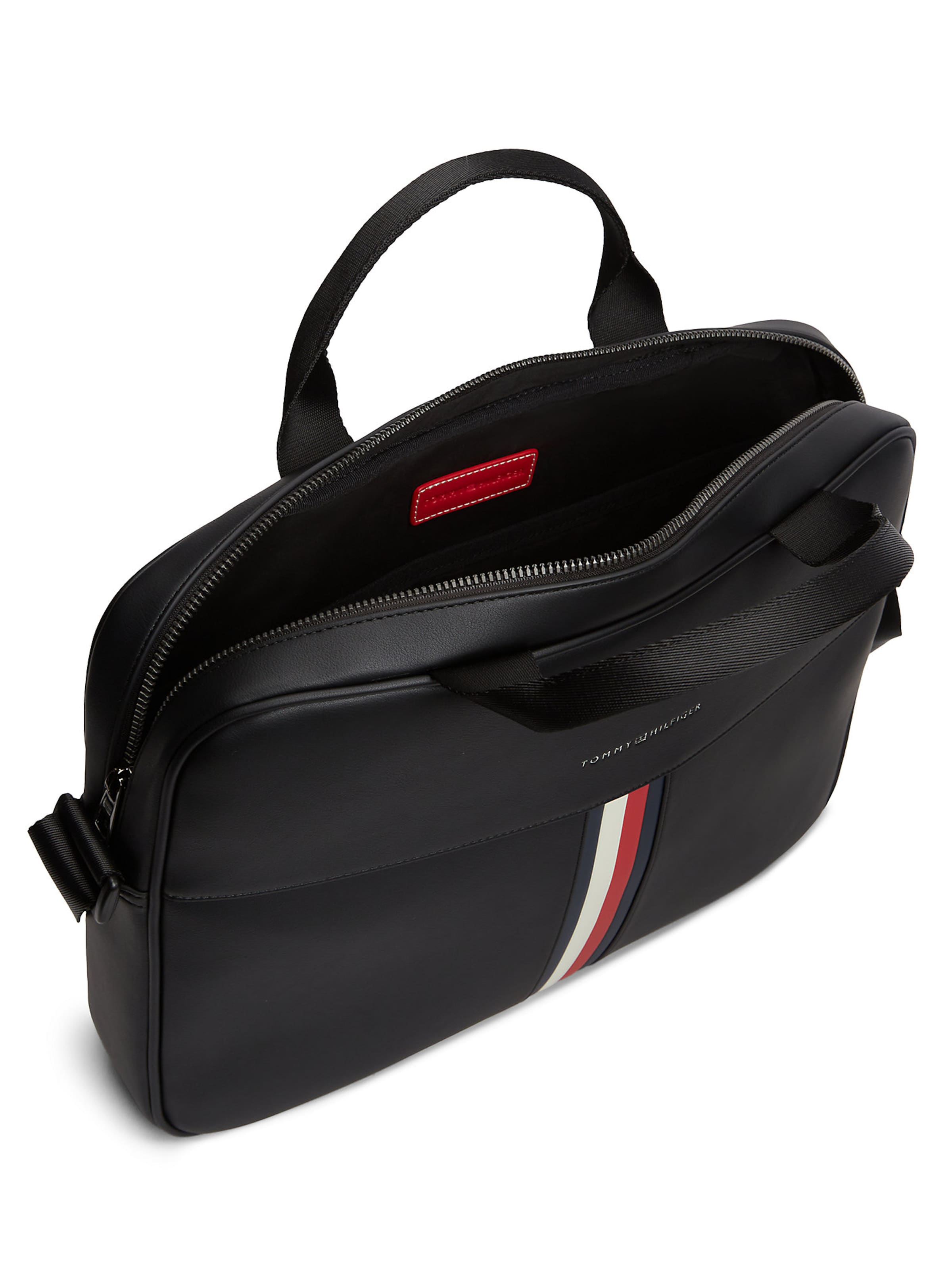 Sac d’ordinateur portable TOMMY HILFIGER en noir