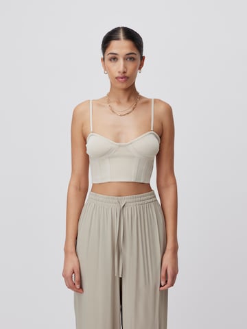 Tops en tricot 'Celia' LeGer by Lena Gercke en beige : devant