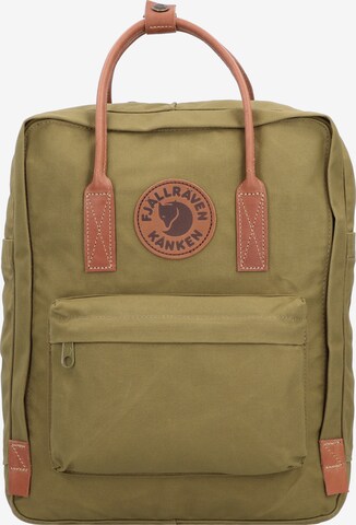 Zaino 'Kanken No. 2' di Fjällräven in verde: frontale