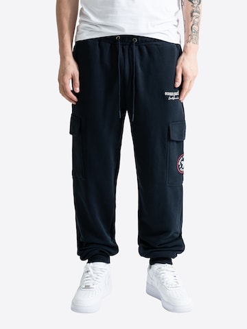 Ocean Pacific - Tapered Pantalón cargo 'Pavones' en azul: frente