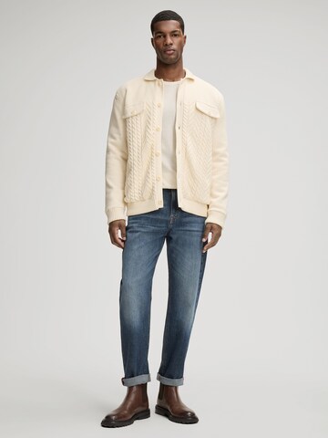 JOOP! Jeans Knit cardigan 'Walto' in Beige