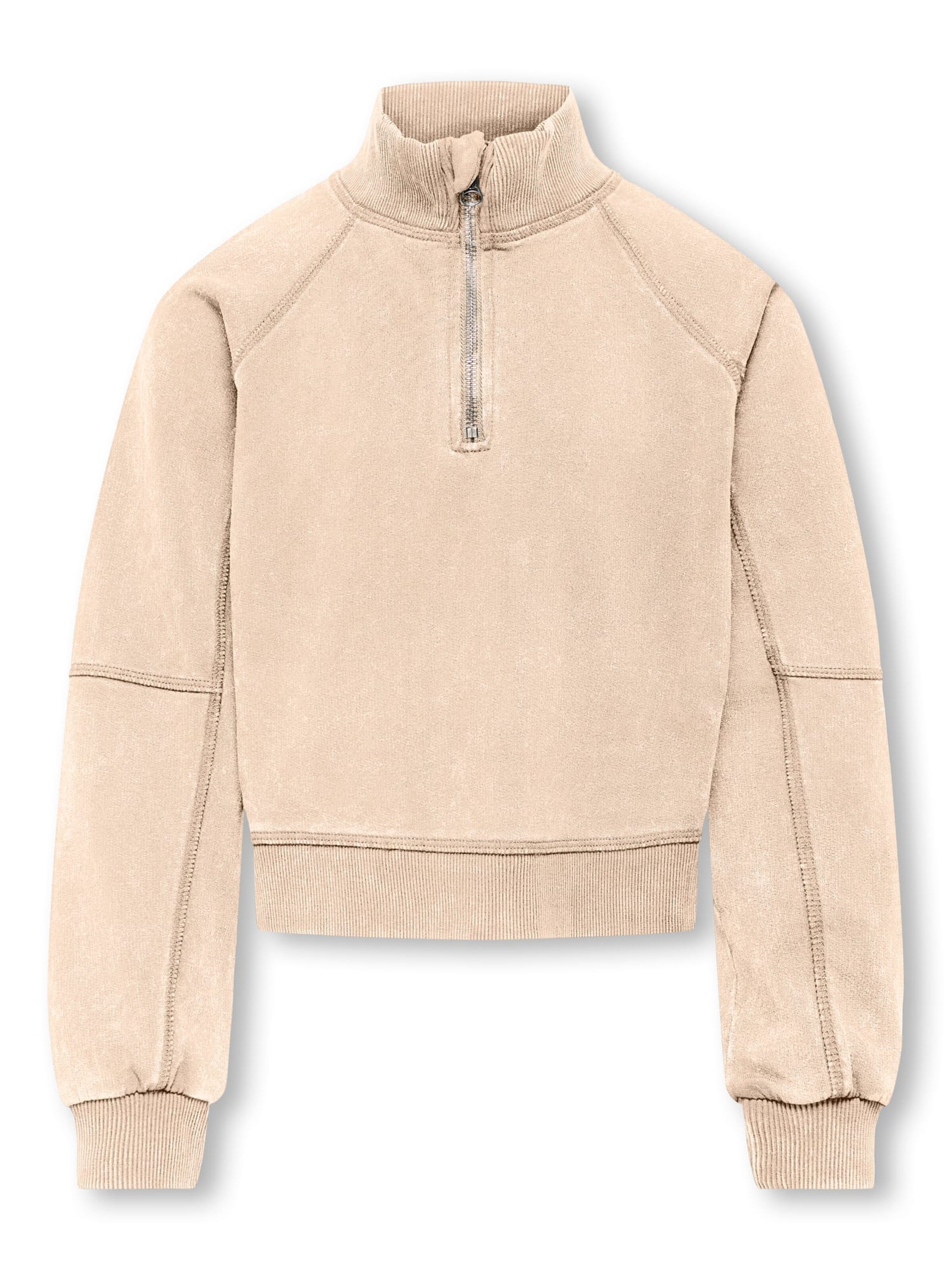 ONLY Sweatshirt 'Donna' in Beige: front