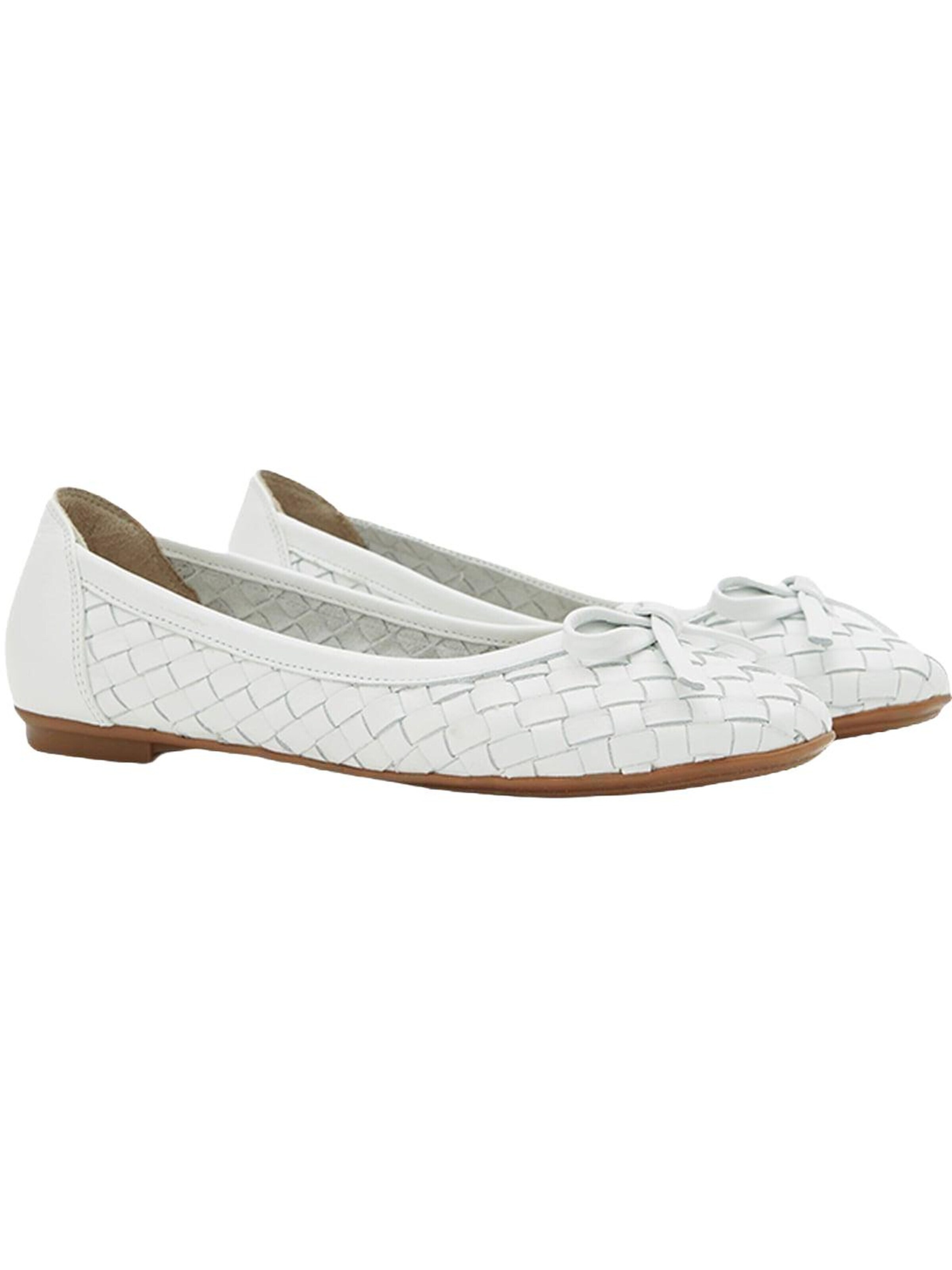 Desa Ballet Flats 'Ballerinas' in White