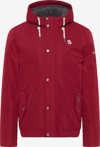 Schmuddelwedda Between-season jacket in Red: front