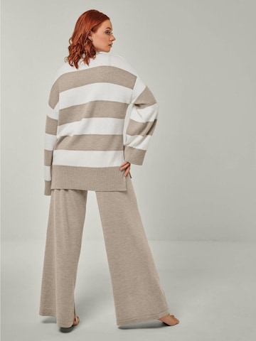 Tenue d'intérieur 'LOUNGEWEAR SET  - Pullover Felia & Pants Bailey' YOU LOOK PERFECT en gris