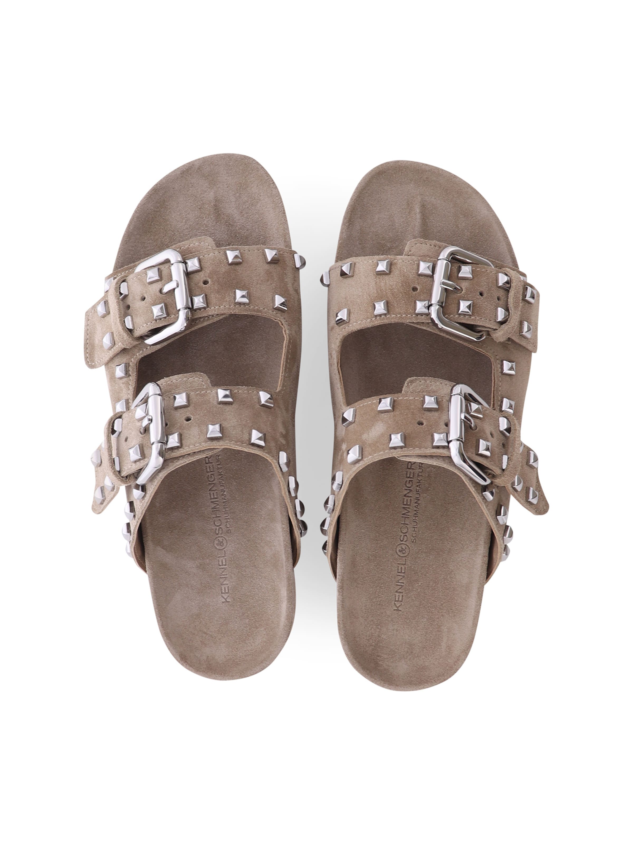 Kennel & Schmenger Pantolette 'LOVE' in Braun