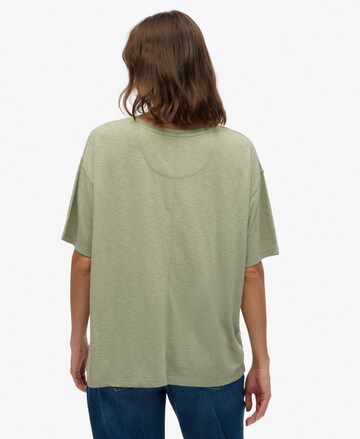 Superdry Shirt 'Studios' in Groen
