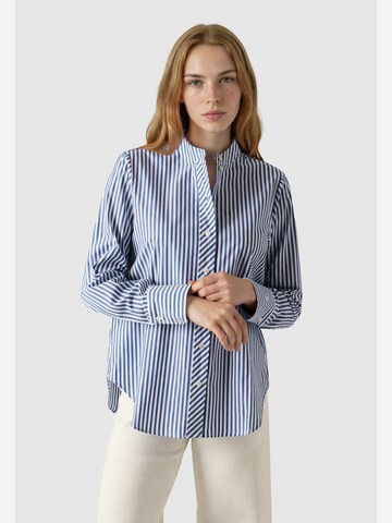 MAERZ Muenchen Blouse ' 192701 ' in Blauw: voorkant