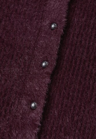 STREET ONE Knit Cardigan in Red