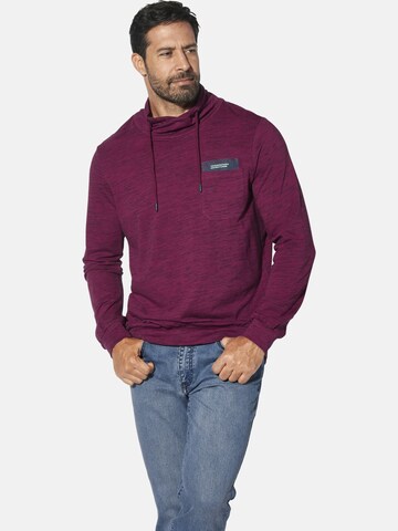 Sweat-shirt 'Kervik' Jan Vanderstorm en rouge : devant