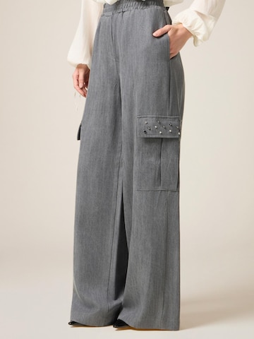 oltre Wide leg Trousers in Grey