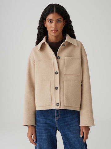 OPUS Tussenjas 'Helia' in Beige: voorkant