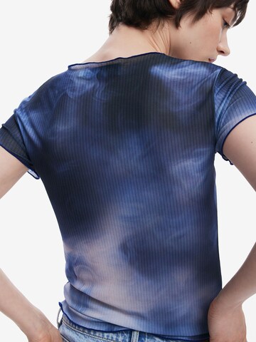 T-shirt 'Kiss' Desigual en bleu