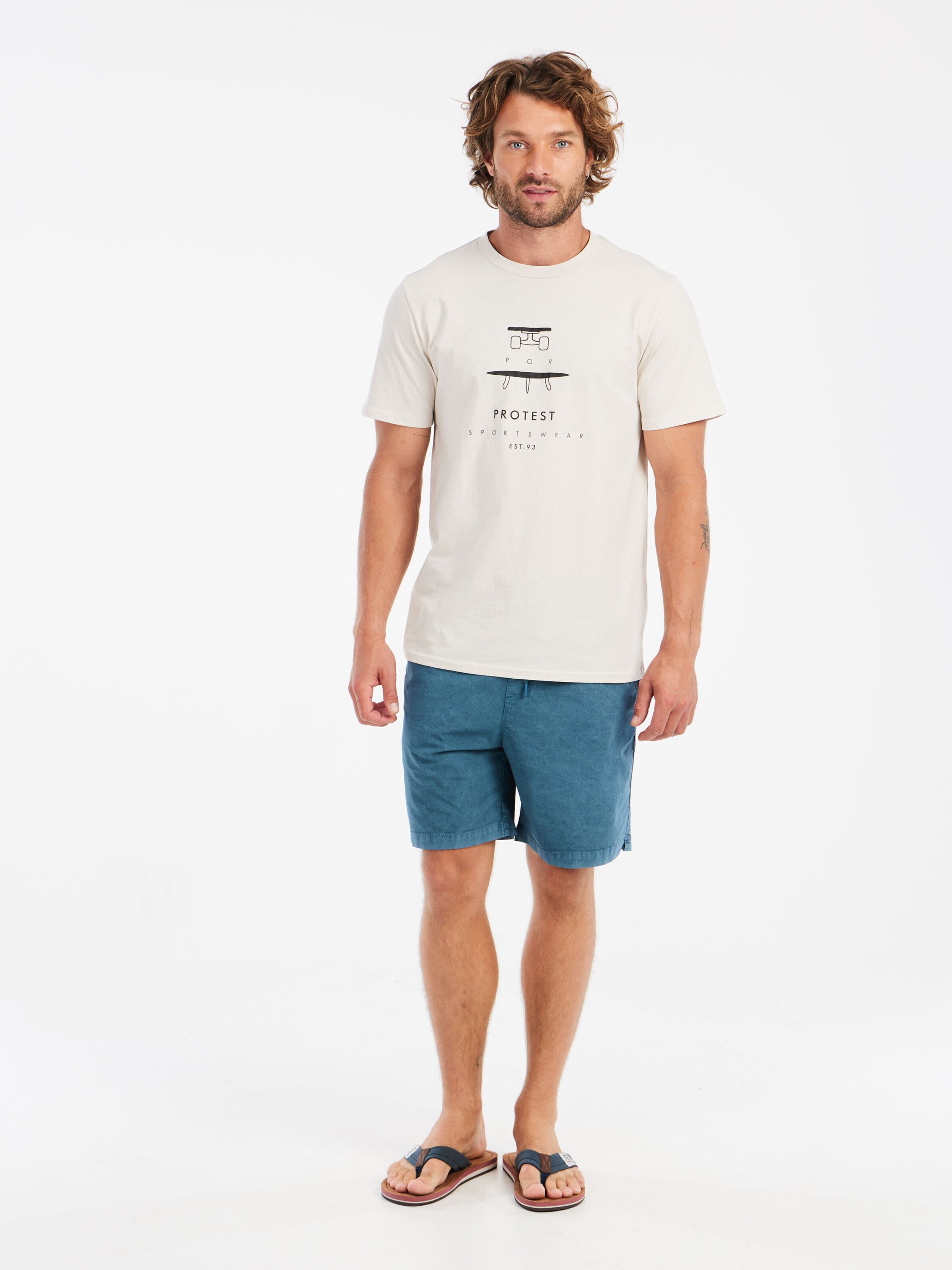 PROTEST Shirt 'PRTAndros' in White