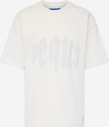 Pequs - Camiseta en blanco: frente