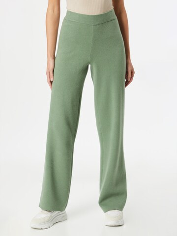 VERO MODA Wide leg Trousers 'GOLD NEEDLE' in Green: front