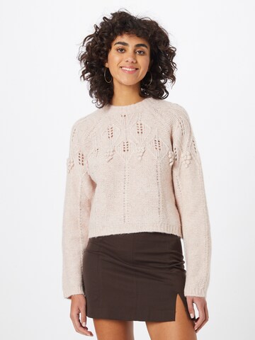 Pull-over 'ANNA' OBJECT en rose : devant