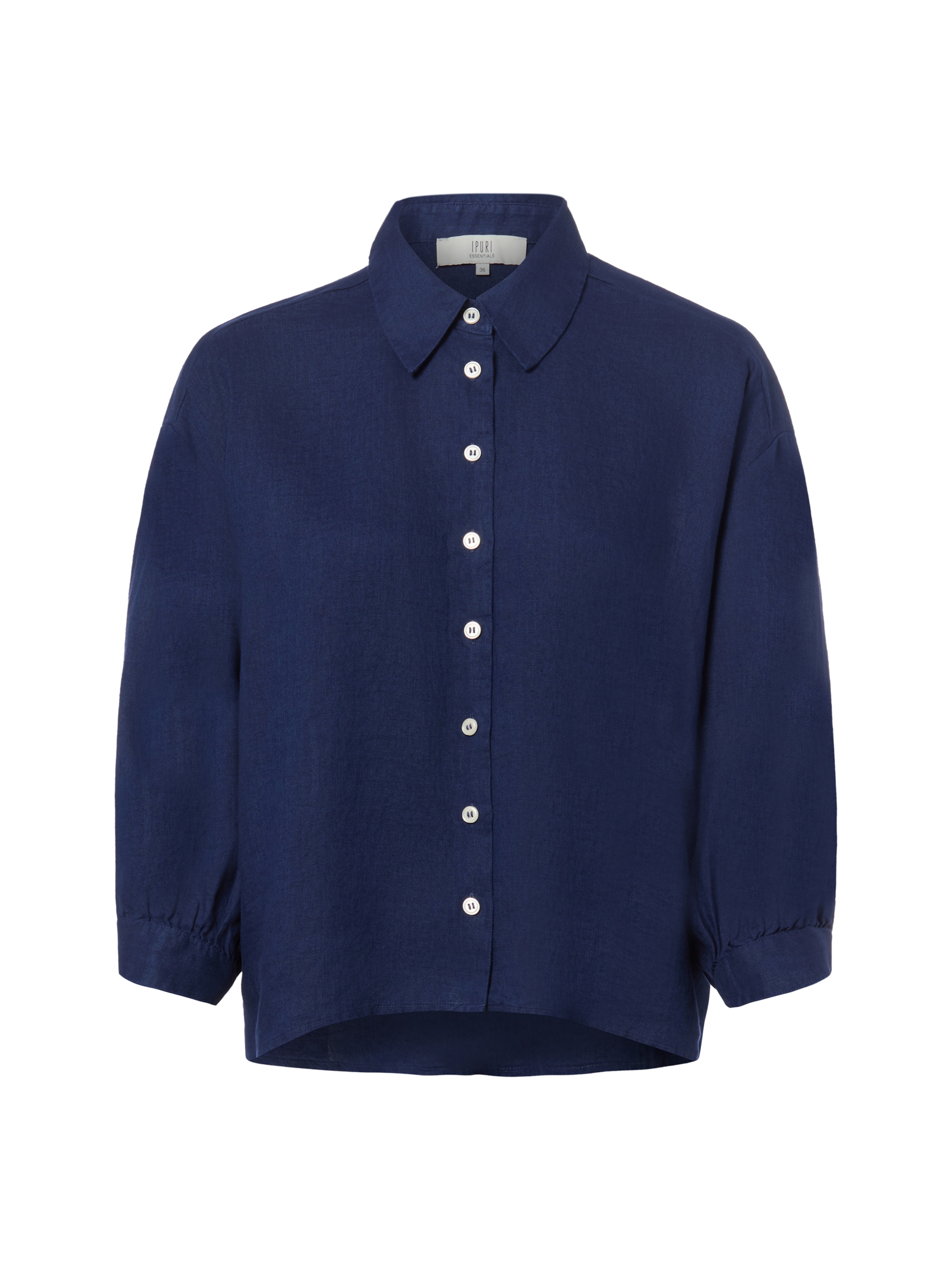 Ipuri Bluse in Blau: Vorderseite