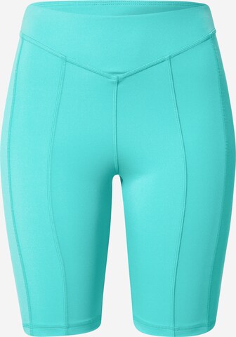 Skinny Pantaloni sport de la Reebok pe albastru: față