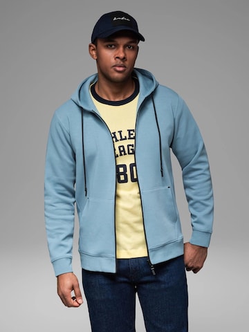 Ombre Sweat jacket 'OM-SSZP-0213' in Blue