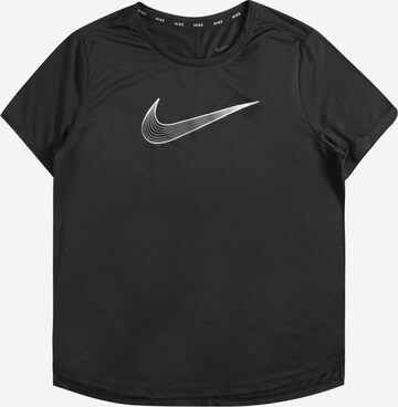 NIKE Funktionsshirt 'One' in Schwarz: predná strana