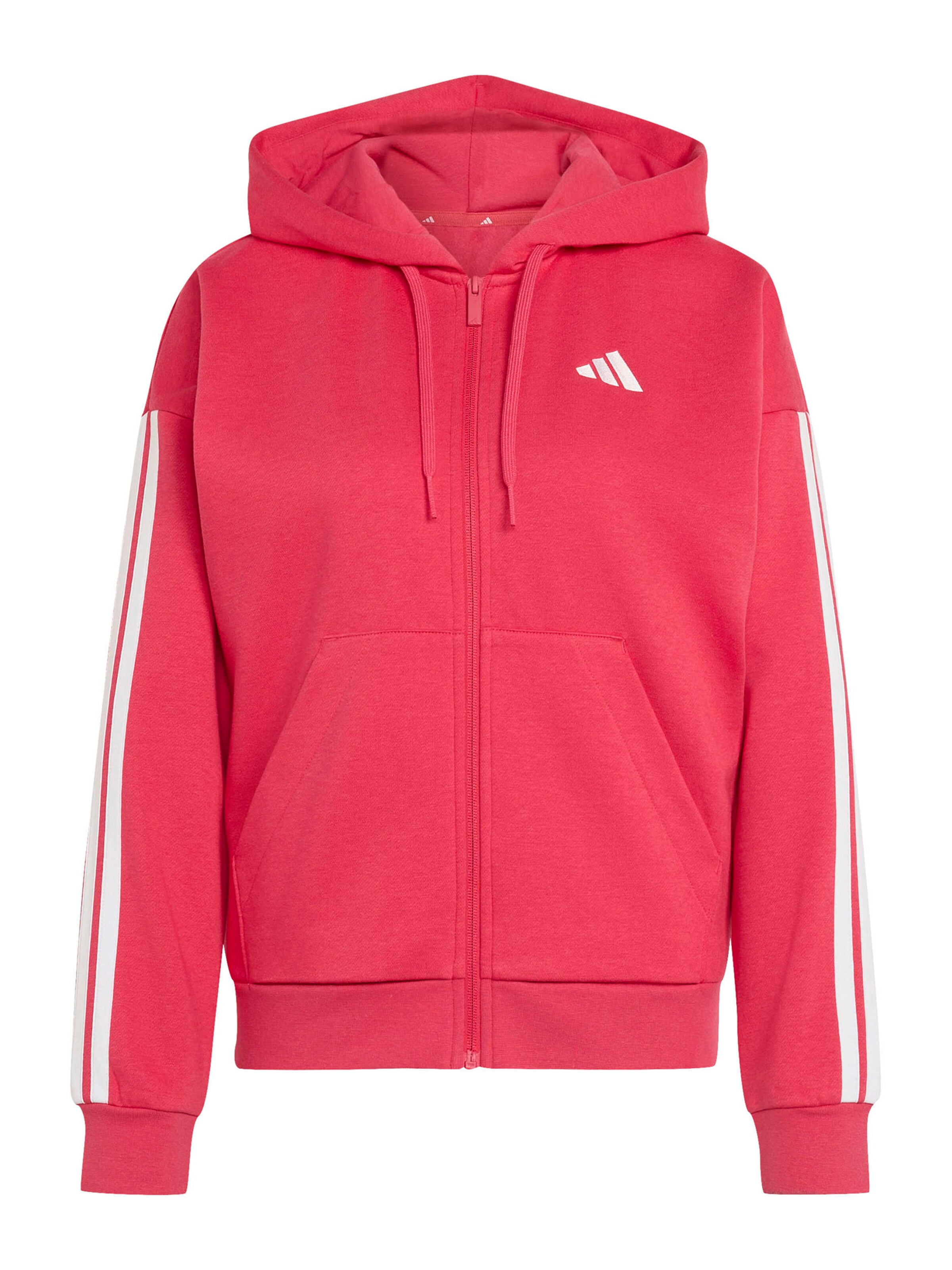 ADIDAS SPORTSWEAR Športna jopa na zadrgo 'Essentials' | roza barva: sprednja stran