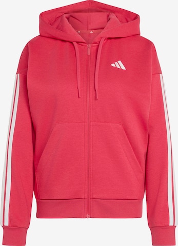 ADIDAS SPORTSWEAR Športna jopa na zadrgo 'Essentials' | roza barva: sprednja stran