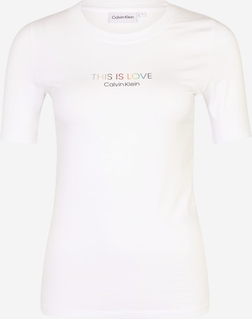 Calvin Klein Shirt in White: front