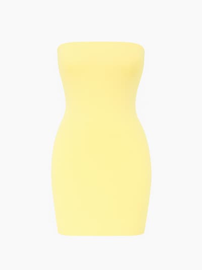 Nudyess Summer Dress 'Melrose Mini' in Light yellow, Item view