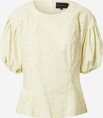 Birgitte Herskind - Blusa 'Bell' em amarelo: frente