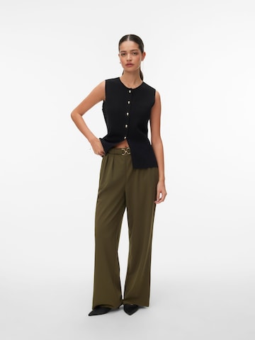 VERO MODA - Pierna ancha Pantalón plisado 'VMKristina' en verde